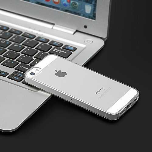 Funda Carcasa iPhone SE Coolreall iPhone 5 5s SE Funda Silicona TPU de Alta Resistencia para iPhone 5 5s SE