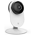 YI Security Home Indoor Camera Baby Monitor, 1080p WiFi Smart Wireless Nanny IP Cam with Night Vision, 2-Way Audio, human Detection, Phone App,Pet Cat Dog-Works with Alexa,Google(UK plug)