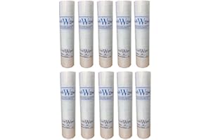 THE WATER FILTER MEN El filtro de agua Hombre 10x10 "PP (5mic) Osmosis inversa 10" Cartucho de filtro de agua Sedimento PP, 5 micras, paquete de 50