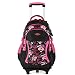 Produktbild ZIRANYU Wasserdichte Nylonschulrucksack mit 2 Rädern Gepäcktaschen Schultertaschen für Junge Kinder Mädchen Nylon mit Mehrere Ablagefächer Kinderrucksack mit Rädern