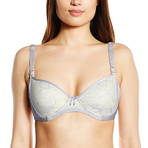 Cache Coeur Women's Magic Wired Nursing Bra, Blue (Cloud), 34E (Manufacturer Size:75E)