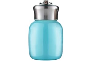 TANGT Borraccia termica da 200 ml, mini thermos sottovuoto, isolata sotto vuoto, non perdita, bottiglia d'acqua calda e fredda, per ragazze e ragazzi adulti (verde acqua verde)