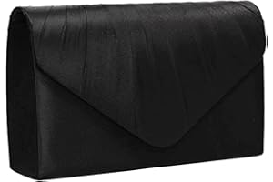 LEAHWARD Leah Ward Women's Satin Clutch Bags Party Wedding Evening Handbag 8002