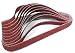 Produktbild 10-teiliges Premium Set Klingspor Schleifband CS310XF | 13 x 457 mm | z.B. für Black & Decker Powerfeile BD 280/282 E | Je zwei Bänder der Körnungen 40,60,80,100 und 120