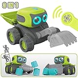 DAS UMWELTFREUNDLICHE MATERIAL : Aus hochwertigem nicht-toxischen ABS-Kunststoff , mit guter Gesundheits und Verschleißfestigkeit , kann jahrelanges spannendes Spiel gewährleisten . Der Roboter hat abgerundete Kanten und eine weiche Kurve , die mögliche Schäden sicher verhindert .