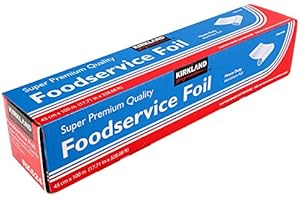 Kirkland 97406 Signature Heavy Duty Food Service Aluminium Foil, 45cm x 100m