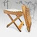 Produktbild LF Badehocker Bambus Bambus Klappstuhl Portable Massivholz Angeln Stuhl Erwachsenen Kinder