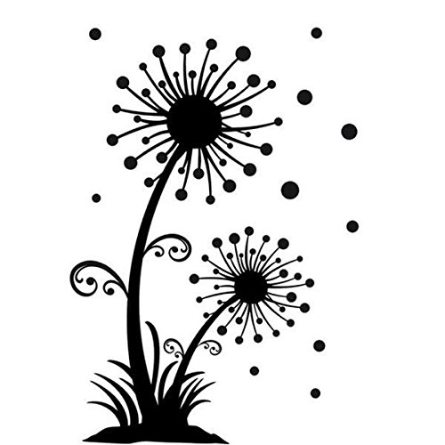 Darice 1218-50 Prägeschablone, Pusteblume, Plastik, transparent, 10,8 x 14,6 x 0,4 cm