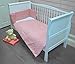Cuddles Collection Cot Bed Set (Pink Polka Dot)