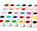 Micro Trader 60 Pots Pure & Glitter Colours UV Builder Gel Nail Art