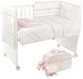 Naf Naf Duvet Plus Bumper Plus Pocket Cot Plus Summer Blanket Plus Mummi Bag Plus Baby Changer Heart (Set of 6)