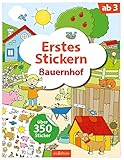 Erstes Stickern Bauernhof: über 350 Sticker (Mein Stickerbuch) by 