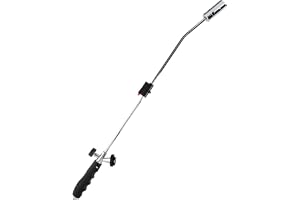 Kinzo Ogräsbrännare i rostfritt stål med Piezo-tändning, 80 cm