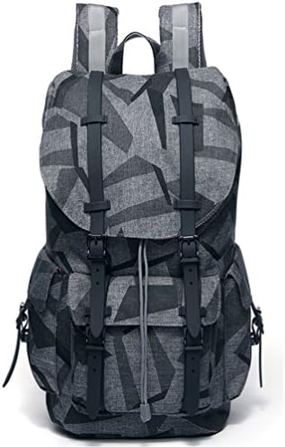 Lurio 2408 Business Laptop Backpack (up to 15.6 - 17 inches), Large Oxford School Bag with Fleece Computer Sleeve/Water Resistant Casual Hiking Daypack Bags - 25L (Blue)