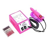 lima electrica para pies farmacity  Anself Torno Taladro Lima Pulidor Eléctrico de Uñas (Rosa)
