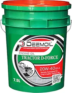 DEEMOIL Tractor D-Force 20W-40 CF-4 Heavy Duty Engine Oil for Tractors (7.5 L)