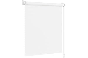 Victoria M. Tenda a Rullo Oscurante Klemmfix, Montabile Senza Fori, per Porte e Finestre, 65 x 230 cm, Bianco