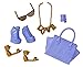 Produktbild Barbie CLL57 - Barbie Moden Zubehör Set mit Schuhe, Tasche und Schmuck, Modell 2015
