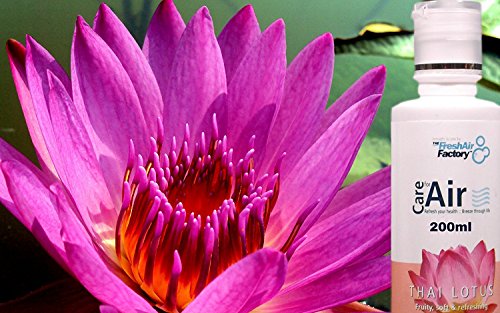 Für luft luftreiniger – CareforAir Thai Lotus Essenz 200 milliliter – Wonderful blumigen duft – Entspannende und reinigung – Süßigkeiten frisch und duftend – VERWENDEN SIE IN REVITALIZERS, IONISATOREN, LUFTBEFEUCHTER – 100% Produktgarantie - 6
