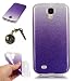 Produktbild TPU Luxus Glitzer Case Cover Galaxy S4 I9500(5 Zoll) Hülle mit Kratzfeste Stoßdämpfende Strass Shining Sparkle Schutzhülle Ultra Thin Light Kristall Schutz Matt Schale Bumper für Samsung Galaxy S4 I9500(5 Zoll) +Staubstecker (3RR)