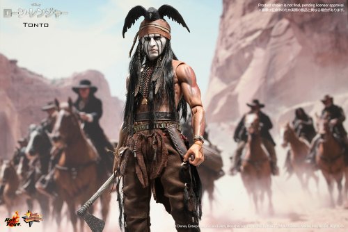 Hot Toys Movie Master Piece 1/ 6 Scale The Lone Ranger Tonto Collectible Figure