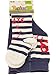 TUPTUSIE Baby Boys Cotton Tights Pirate Stripe Navy/White (56-62cm (0-6 Months), Navy/White)