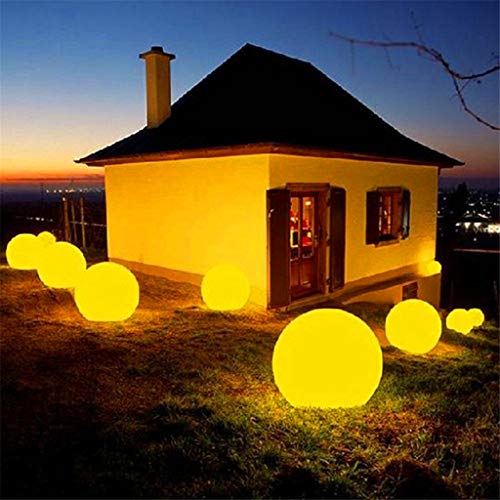 Preisvergleich Produktbild Schlummerleuchten,Wiederaufladbare Fernbedienung Rgb Bunte Led Schwimmende Kugel Beleuchtet Pool Ball Licht Ip68 Outdoor Garten Licht
