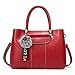 Produktbild LENGKANG-EU Neue Damenhandtaschen Damen Uncivilized Fashion Personality Handtaschen Elementary One-Shoulder Fashion Messenger Bag Frau Mädchen (Color : Red, Size : M)