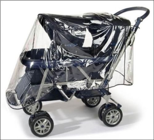 Raincover for a Graco Stadium Duo Tandem produced in High Quality PVC