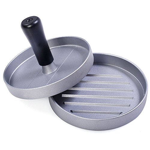 Hamburgerpresse, Nazzamo Premium Hamburger Presse, Burgerpresse, Burger Maker für perfekte Burger, BBQ, Hamburger, Patties, Presse, Grill - 4