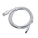 Produktbild 88AMZ 1M Micro USB Kabel USB Cable LadekabelSuper Speed Kabel Nylon Hanfseil Datenkabel Gehäuse aus Aluminiumlegierunghigh Speed Daten Sync für Samsung, Sony, Moto, HTC, Nokia usw (White)