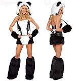 Jumpsuit Tier Fasching Halloween Kostüm Eisbär Mädchen Cosplay Damen Einheitsgröße - 