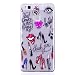 Produktbild Huawei P9 Lite Hülle, Hozor Niedlich Persönlichkeit Mode Serie Ultra Dünn TPU Bumper Case Kratzfest Backcover Schutzhülle Transparent Schale Flexible Weiche Silikonhülle Crystal Klar Handyhülle - Make-up