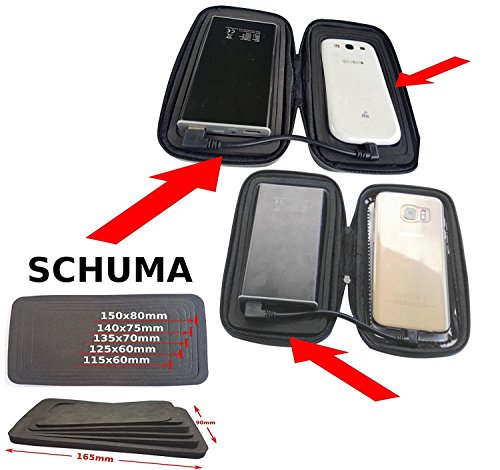 LKB29L PLUS PRO Universal SMARTPHONE Motorrad Lenker Handy HÃ¼lle bis ca. 6,2â€œ/15,24cm Display Micro USB Kabel zB f: Apple iPhone X 8 7 6S Plus Samsung Galaxy S8 S7 EDGE S6 Plus A7 Note8 6