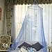 Netting Bed Canopy Round Mosquito Net (Blue) / Romance and Elegance Adder to Your Room and Skin Protector from Pesky Flying Insects