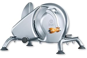 GRAEF. GRAEF Manuale H9 – Trancheuse manuelle universelle, tout en métal, lame inox ondulée Ø190 mm, épaisseur réglable 0–15 mm, idéale pour pain, charcuterie, fromage – Made in Germany