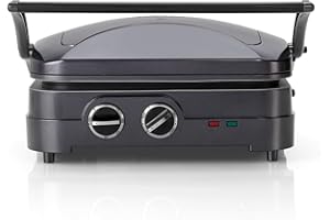 CUISINART Grill Viande 2en1 1600w Ouverture 180° - GR47BE