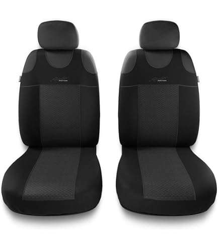 Set Coprisedili BE-2 Nero/Grigio Per Fiat Talento (2016-2020) - Fodere Universali Con Apertura AIRBAG