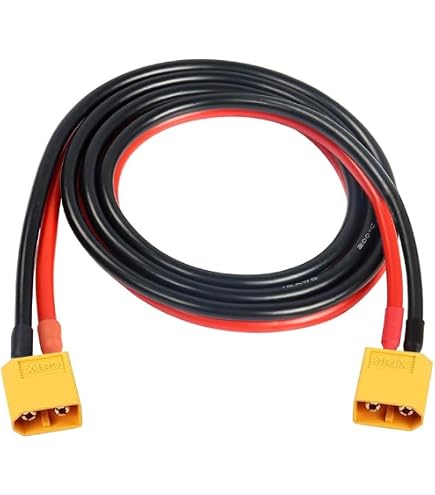 ZkeeShop Fiche solaire vers XT90 - Câble de charge solaire 10AWG ZkeeShop Fiche solaire vers XT90 - Câble de charge solaire 10AWG