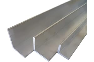 B&T Metall - Cornière en aluminium - 50 x 30 x 2 mm - Alliage AlMgSi0,5 F22 - Soudable - Anodisable - Longueur : environ 2 m (2000 mm +0/- 3 mm)
