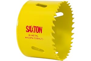 SAXTON BLADES Saxton HSS Hole Saw Cutter M42 Bi-Metal 8% Cobalt Heavy Duty (14mm – 230mm) (62mm)