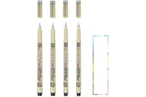 Pigma MICRON Sakura czarny 003 005 4-częściowy zestaw 1 koszyk