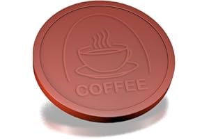Combicraft Coffee monete marroni con sollievo della tazza di caffè, diametro 29 mm, mezzi di pagamento per eventi e riunioni, imballaggio di 250 pezzi