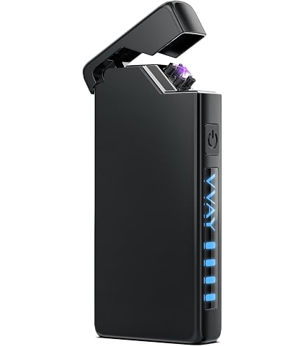 USB Wiederaufladbares Plasma-Feuerzeug – Dual-Lichtbogen, Winddicht, Mit LED-Batterieanzeige (Silber)