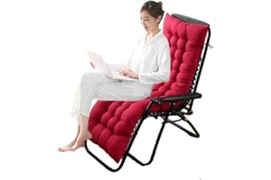 UYEOCO Coussin Chaise Longue Extérieur 48*125/155/170CM Coussin De Chaise Longue De De Jardin，Coussin Transat Jardin,Coussin Bain De Soleil,Coussin Chaise Longue Pliable,Coussin De Jardin Extérieur ( Color :