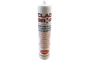 Clad Grip Adhesive For Bathroom Wall Cladding & Ceiling Panels Qty 6 Tubes 310ml By DBS