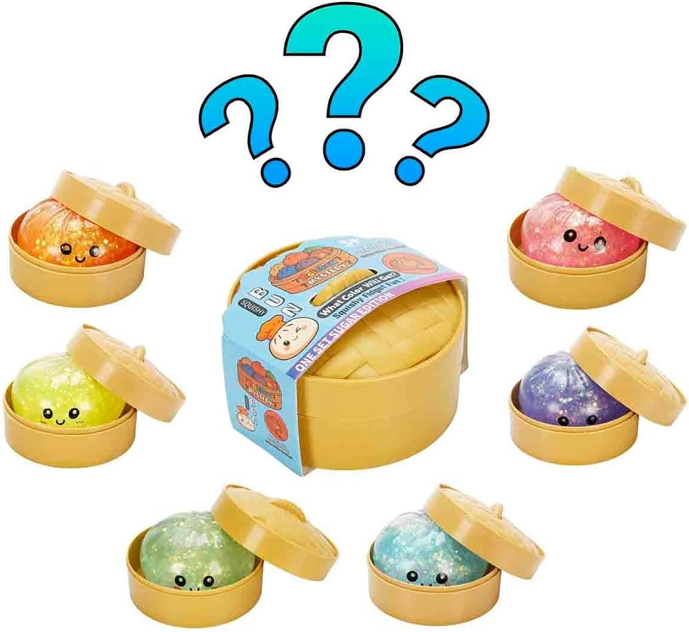 Dumpling Squishy Sürpriz Simli Renkli Çin Mantısı