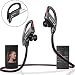 Produktbild Bluetooth Kopfhörer Vodabang IPX4 schweißfest Wireless Sport Ohrhörer mit Mikrofon für alle Handys Tablet Black-Red