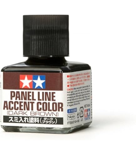 Tamiya 87199 WASH PANEL ACCENT Dark Grey - 40ml - Foto 6