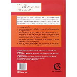 Cours de grammaire française
